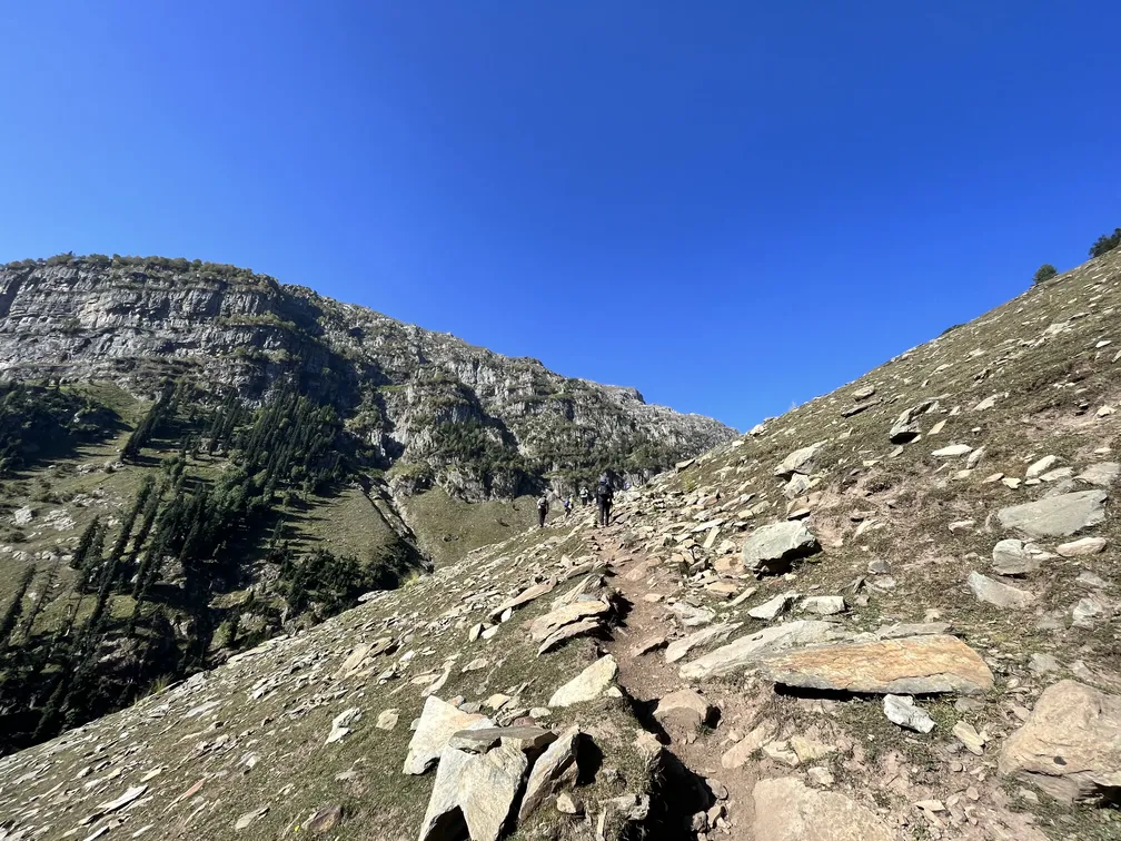 Day 1 on Tarsar-Marsar trek, as we walk alongside the Lidder river