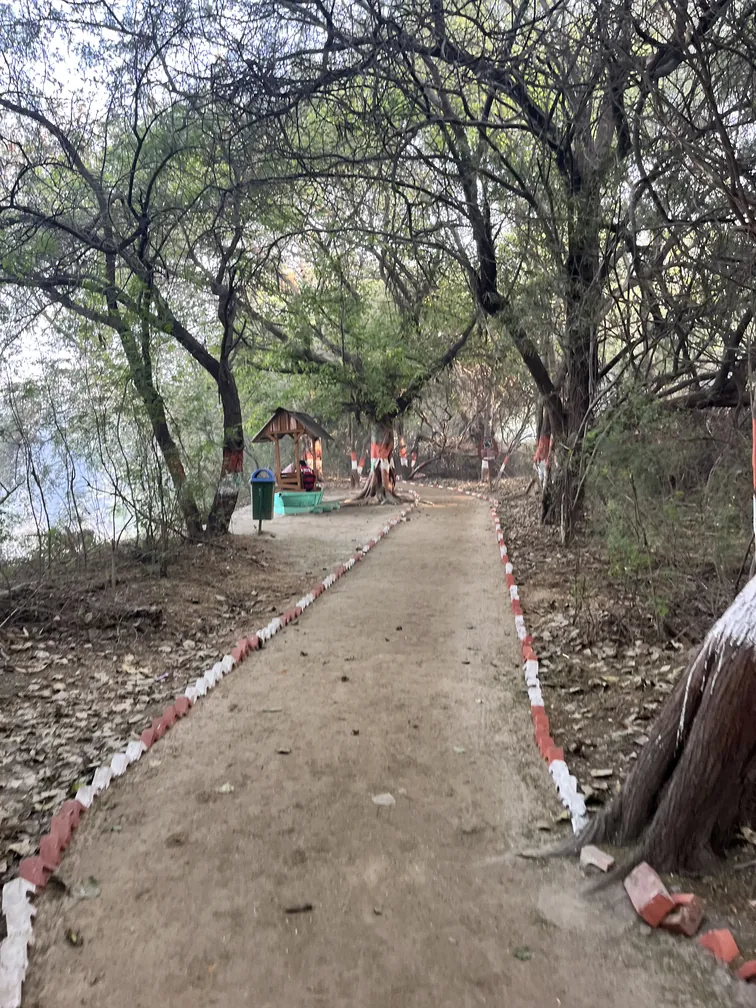 Well-marked trail on Okhla Bird Sanctuary