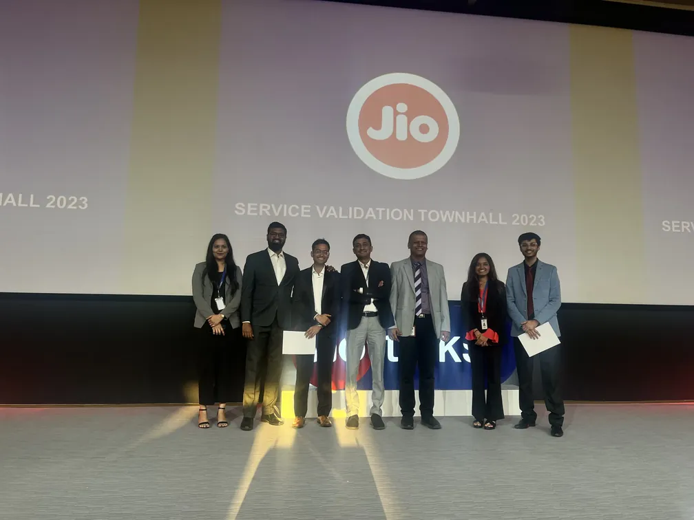 Pics from the townhall at Jio